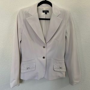 Bebe white dressy blazer